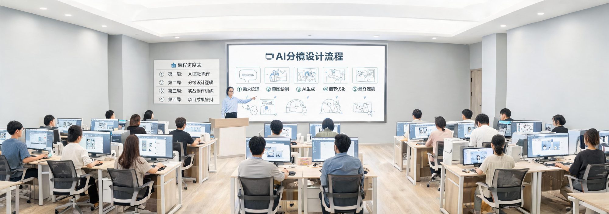 AI分镜设计实训课堂